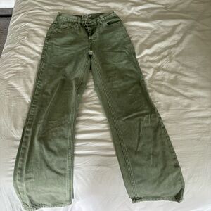 Princess Polly asymmetrical jeans